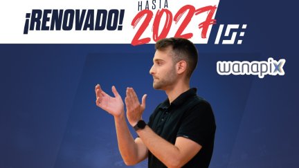 Jorge Palos seguirá en el banquillo del Wanapix hasta el 2027.