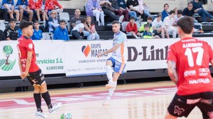 Adrián Ortego, en un partido de la pasada temporada.