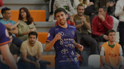 Jorge Tabuenca, durante un partido