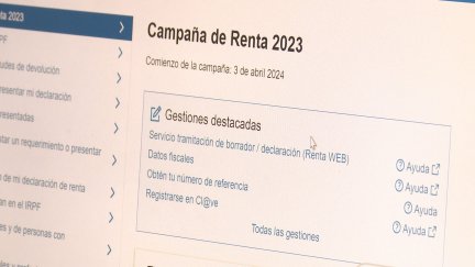 En esta campaña de la renta 2023 está previsto que se presenten alrededor de 23.200.000 declaraciones, un 1,2% más que el año anterior. / Aragón Noticias