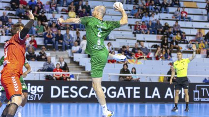 Teixeira durante un encuentro ante el Bada Huesca.