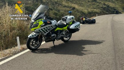 El siniestro ha ocurrido en la A-1601 en Urriés. / Guardia Civil