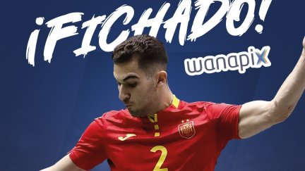 Nacho Gómez, nuevo jugador de Wanapix Sala 10. Foto: X de Wanapix Sala 10.