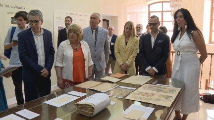 Acto de cesión del legado de Costa, en Huesca. / Aragón TV
