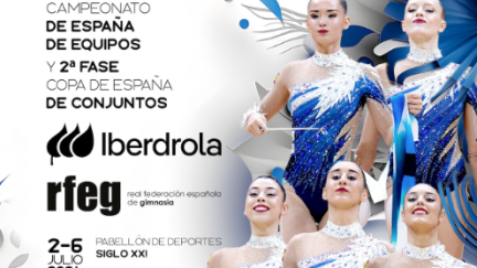 Zaragoza se convierte en el epicentro de la gimnasia rítmica. Foto: Web de la Real Federación Española de Gimnasia.