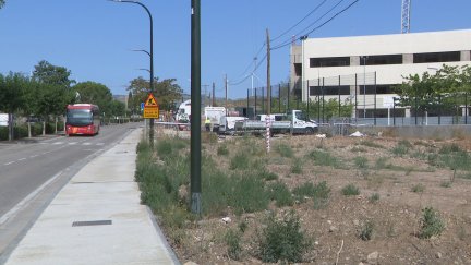 Terreno que el Ayuntamiento de Zaragoza cede a Cuarte de Huerva. / Aragón TV