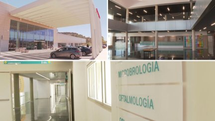 Instalaciones del nuevo hospital de Alcañiz (Teruel). / Aragón TV