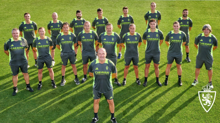 Cuerpo técnico del Real Zaragoza para la temporada 2024/25. Foto: Web del Real Zaragoza.