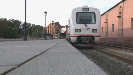 La línea Zaragoza-Teruel-Sagunto recibirá 78 millones de euros para su electrificación. / Aragón TV