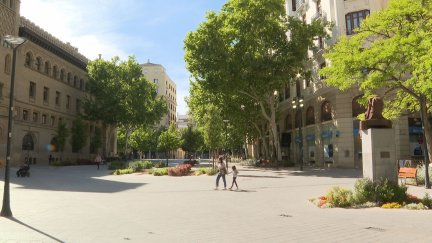 Plaza de Santa Engracia de Zaragoza. / Aragón TV