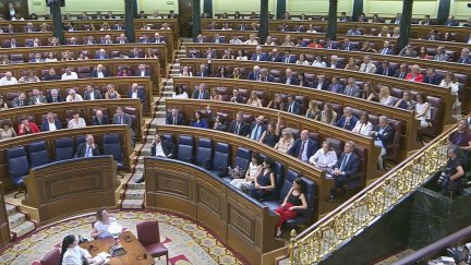 El pleno del Congreso este martes. / Aragón TV
