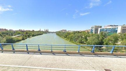 Puente de la Unión, en Zaragoza. / Google Maps