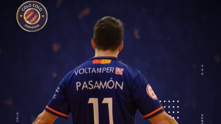 Alejandro Pasamón, en el cartel de despedida que le ha dedicado Entrerríos Zaragoza.