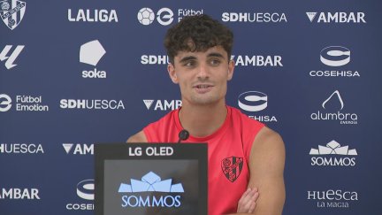 Javi Mier, durante su comparecencia de este martes.