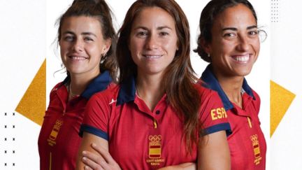 Begoña García estará en cuartos de final en París. Foto: X de RFEH Hockey.