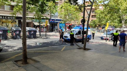Zona en la que se ha producido el atropello. / Aragón Noticias