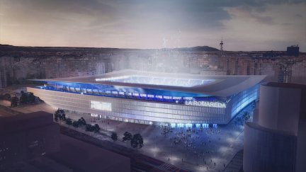 La nueva Romareda podrá modificar su aforo en función del uso. / Aragón TV