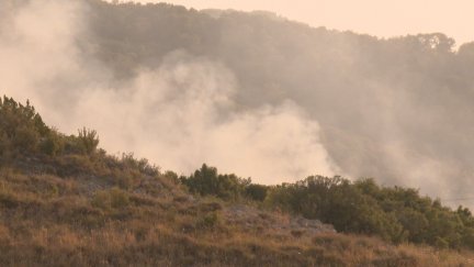 Incendio forestal en Castejón de Valdejasa. / Aragón TV