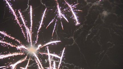 Los fuegos artíficiales es uno de los actos estrella de San Lorenazo. / Aragón Tv