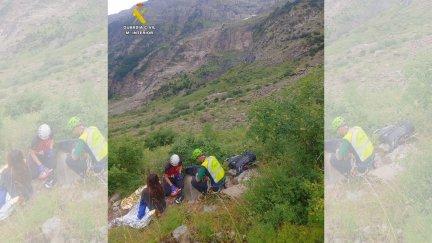 A lo largo del fin de semana, han sido también numerosos los esguinces y torceduras de tobillo. | Guardia Civil