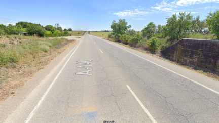 Carretera A-140 en las inmediaciones del lugar del siniestro. / Google Maps