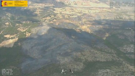 El incendio de Corbalán se encuentra en fase de estabilización. / Gobierno de España