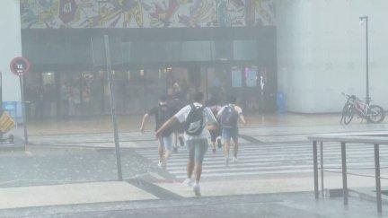 Lluvias y tormentas han llegado a Aragón. / Aragón TV