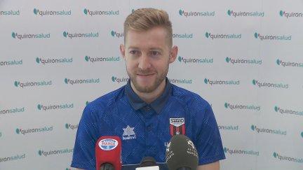 Bateria durante su presentación como nuevo jugador de Wanapix Sala 10.