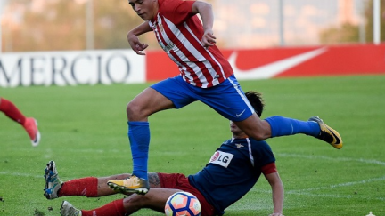 Pelayo Morilla, durante su etapa en el Sporting juvenil. Foto: Sporting