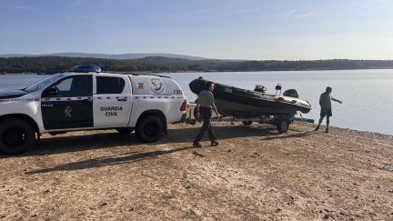 Búsqueda del joven de Tudela en las aguas del pantano de Soria. / Subdelegación del Gobierno en Soria
