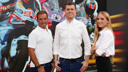 Raúl Jara, Jorge San Martín y Judit Florensa, comentaristas de la prueba. / CARTV