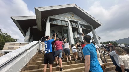 Entrada a los juzgados del Tribunal de Samui. / Europa Press