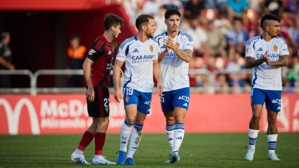 Un momento del partido disputado en Anduva
