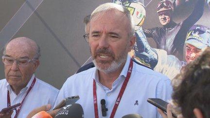 Declaraciones de Jorge Azcón en Motorland./ Aragón TV