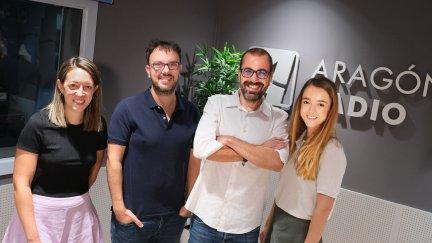 Componentes de los programas de Aragón Radio Buenos Días y La Cadiera. / Aragón Radio