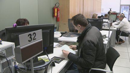 Oficinas del Inaem. / Aragón TV