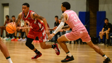 Un momento del encuentro ante el Joventut