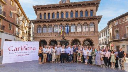 Instituciones aragonesas y numerosas entidades muestran su apoyo a la candidatura de Cariñena como Ciudad Europea del Vino./ DO Cariñena