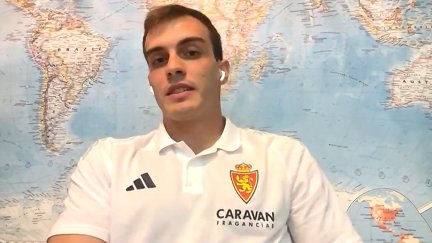Francho Serrano durante la entrevista en la Jornada.