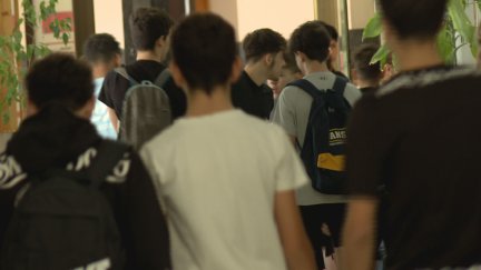 Estudiantes de secundaria. / Aragón TV