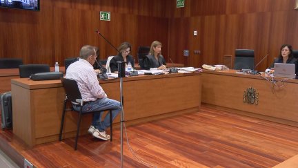 Segunda sesión del juicio que se celebra en la Audiencia Nacional por el crimen de San José. / Aragón TV