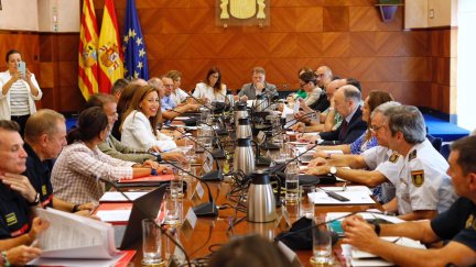 La Junta de Seguridad se ha celebrado este jueves en el Ayuntamiento de Zaragoza. / Ayuntamiento de Zaragoza. Miguel G. García