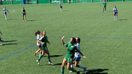 Imagen del encuentro del Zaragoza CFF disputado este domingo.
