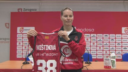 Miroslava Mistinova, durante su presentación este jueves.