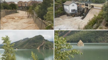 Varios ríos altoaragoneses y el embalse de Mediano. / Aragón TV