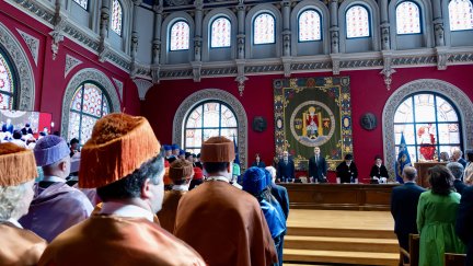 Inicio del curso universitario con la presencia del rey Felipe VI. / Fabián Simón