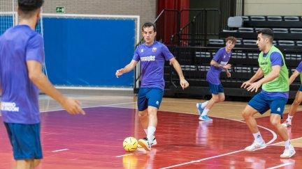 Imagen de un entrenamiento reciente del Wanapix AD Sala 10.