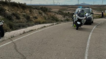 El accidente se ha producido en el término municipal de Almonacid de la Cuba. / Guardia Civil