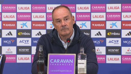 Víctor Fernández, durante su comparecencia de este sábado.
