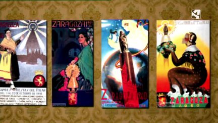 Así han evolucionado los carteles de las Fiestas del Pilar. / Aragón TV
